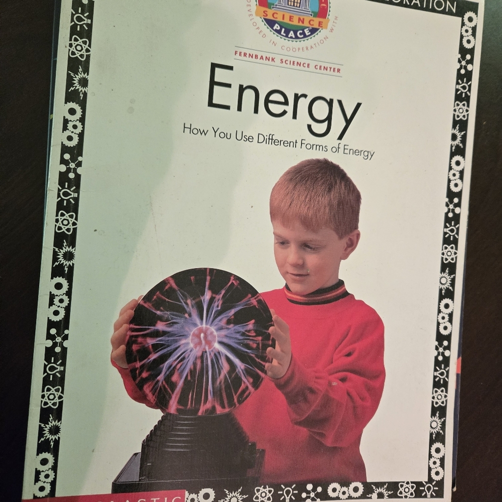 Energy Exploration Book. Four Paperback Books. Energy. Science. Planets.